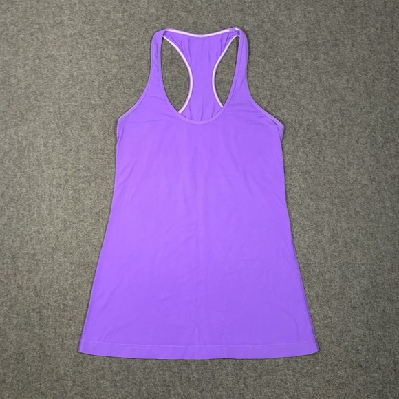 lululemon athletica Tops - Lululemon Tank Top Womens 6 Purple Racerback Yoga Athletic Gym Hip Length Bright